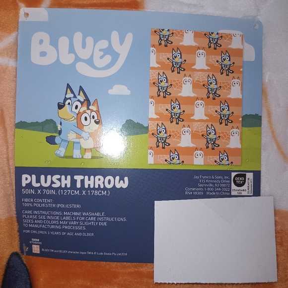 Halloween Bluey Blanket - Picture 3 of 4